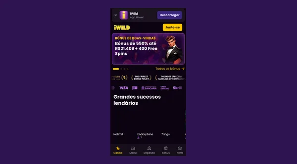 iWild no celular